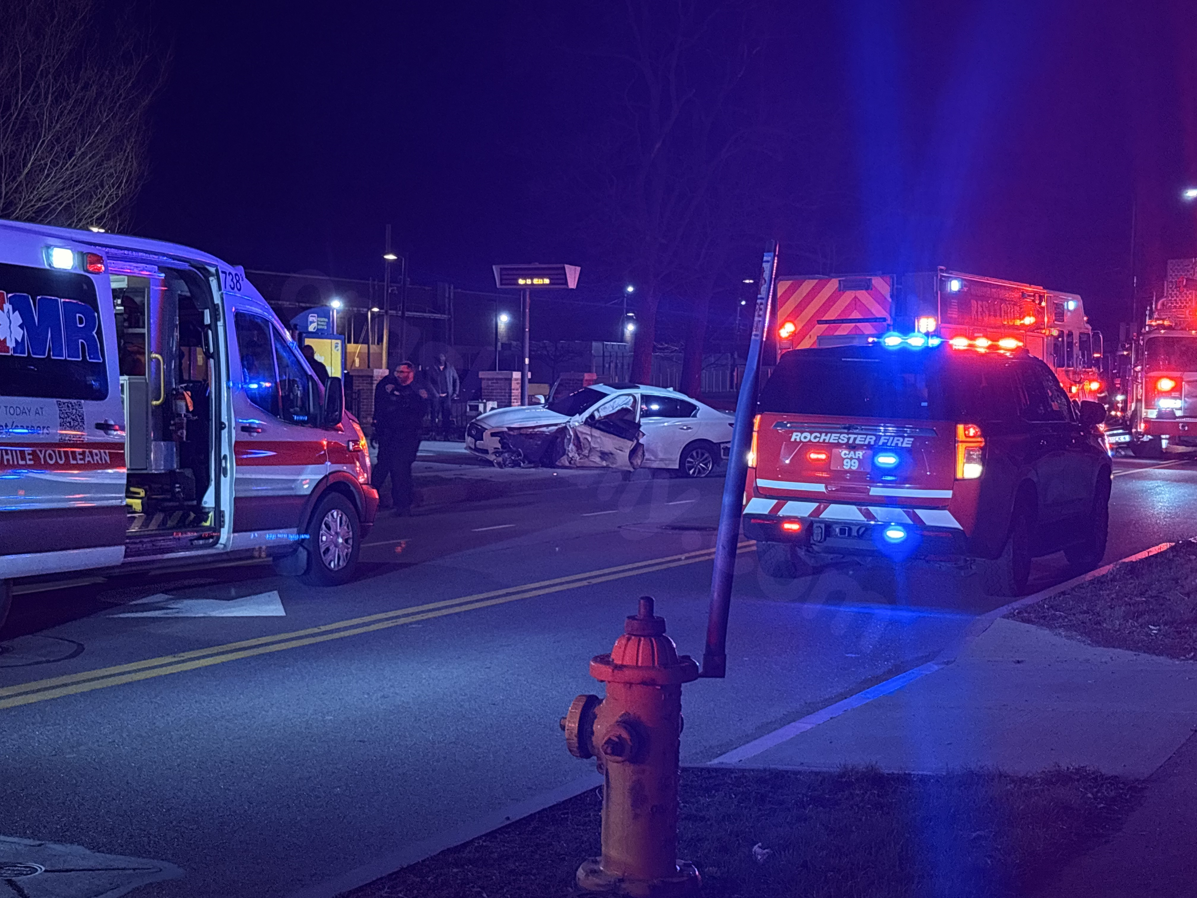 Two drivers hospitalized in East Main Street crash