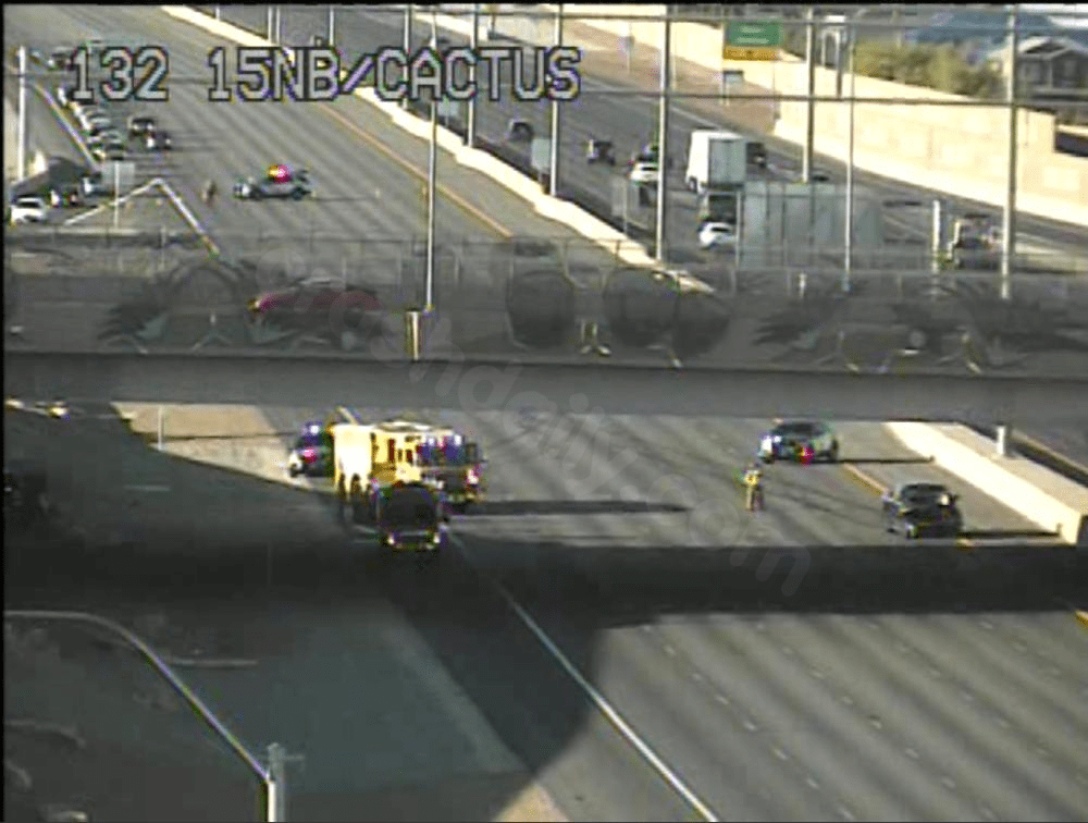 Crash closes portion of I-15 in south Las Vegas valley
