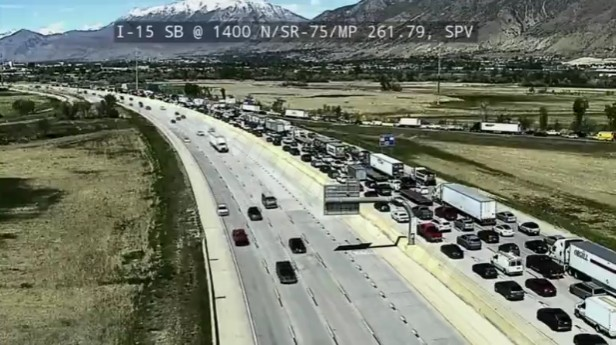 Northbound I-15 reopens in Provo after crash