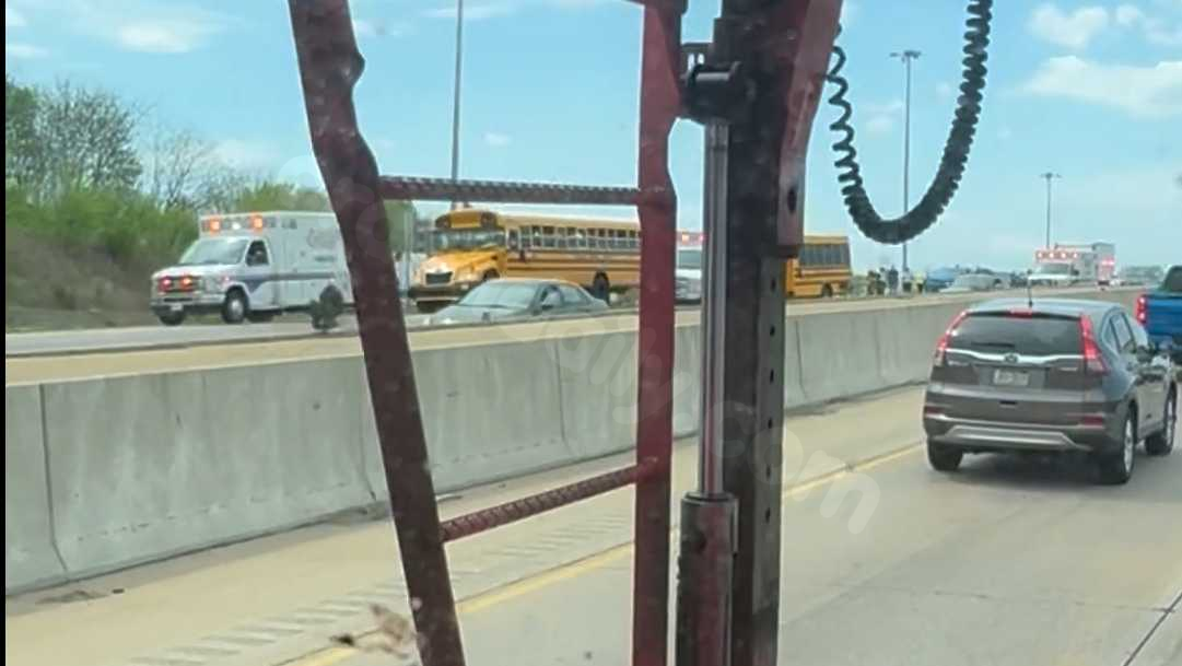 School bus, box truck, four cars involved in chain-reaction crash on Route 30 in Lancaster County