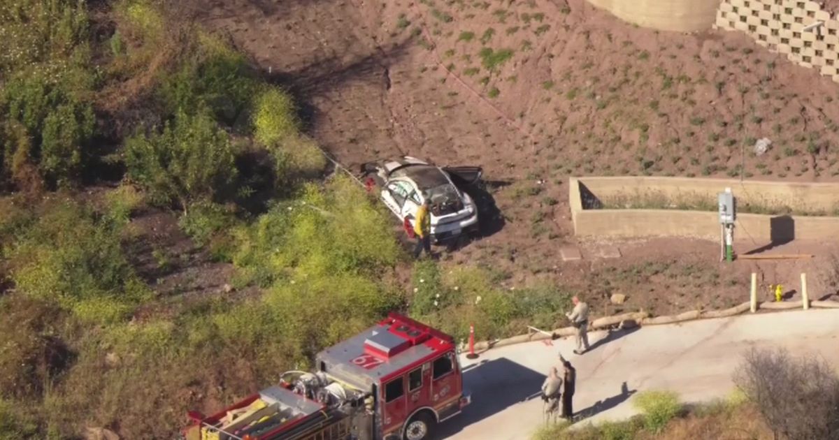 At least 2 injured after Porsche drives off side of Malibu road