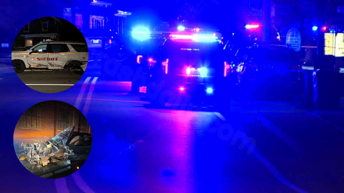 Boone County deputy, child among 3 hurt after crash involving abduction suspect
