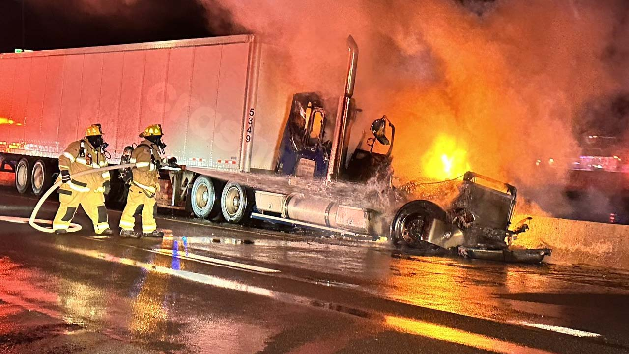 Fiery tractor-trailer crash on I 270 injures several, causes major delays in Montgomery County