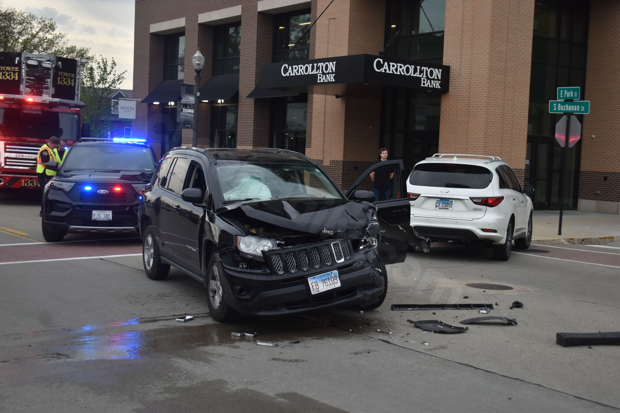 Accident closes part of Buchanan Street in Edwardsville IL