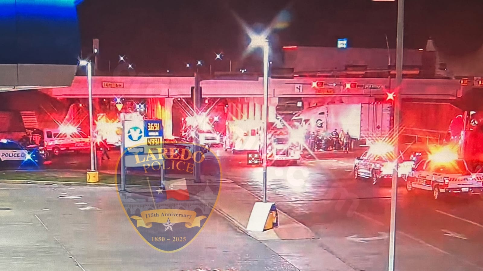 Accident closes traffic at Calton Road and Santa Ursula Avenue