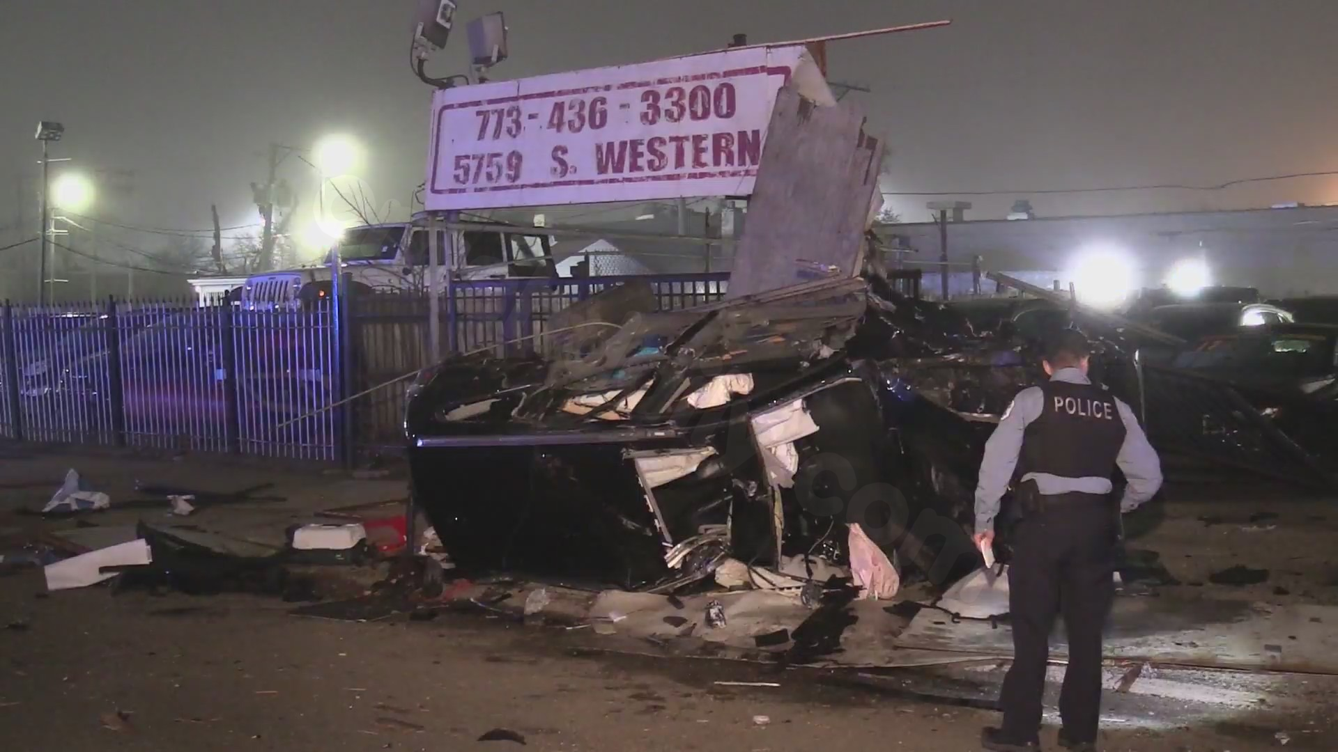 Bicyclist among 3 injured in rollover crash in Gage Park