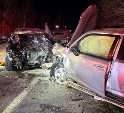 ICSO: 1 person in the hospital after two-vehicle crash in Orange Township
