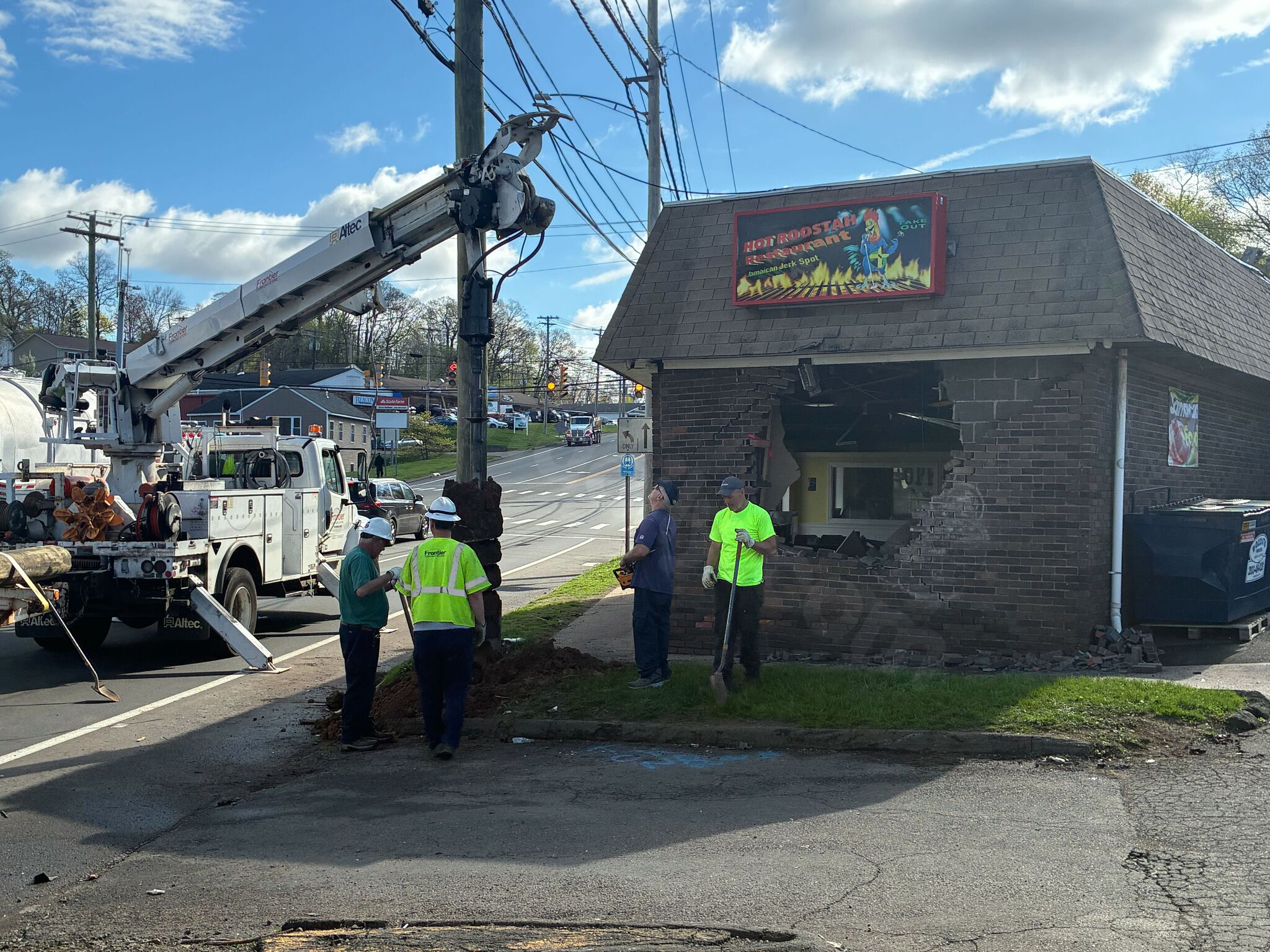 Car that crashed into East Haven restaurant left giant hole, minor inside damage, co-owner says