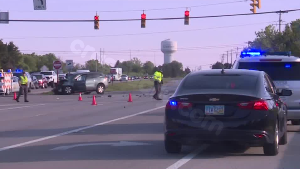 Lanes blocked after multi-car crash near hospital in Lebanon
