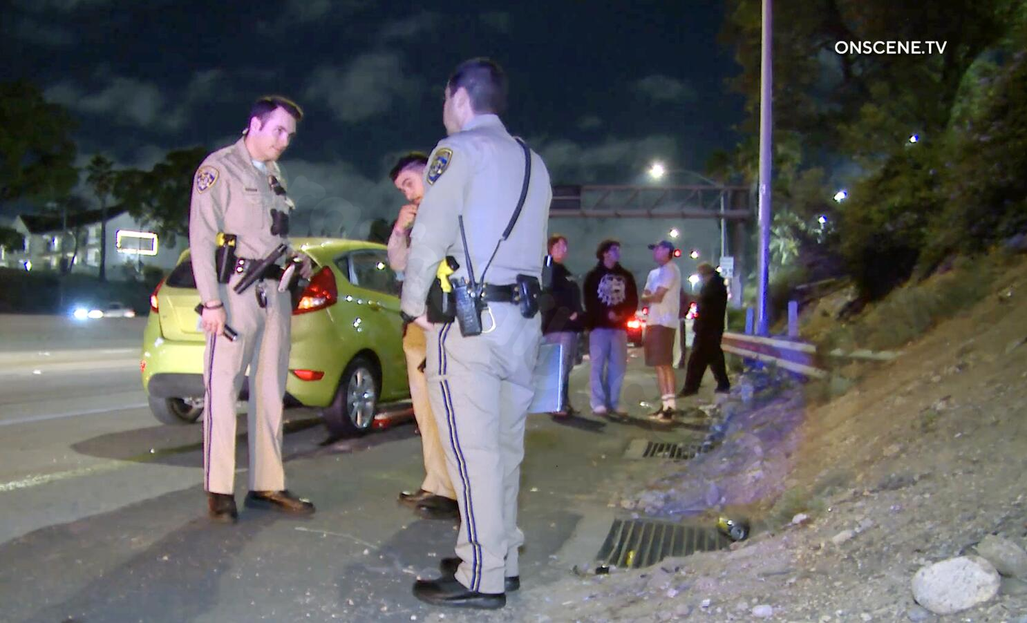 Riderless scooter in roadway causes multicar collision on 110 Freeway in Los Angeles