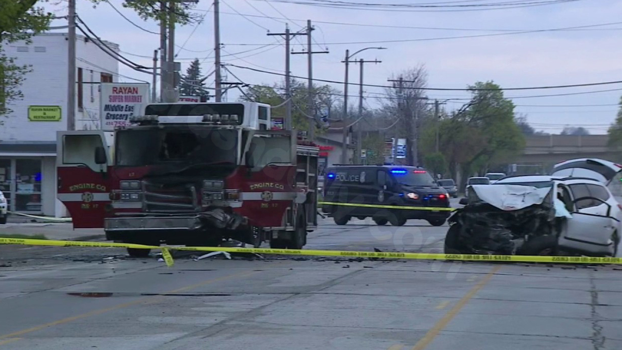 Milwaukee fire truck hit by car; crash adds to chief's fleet concerns