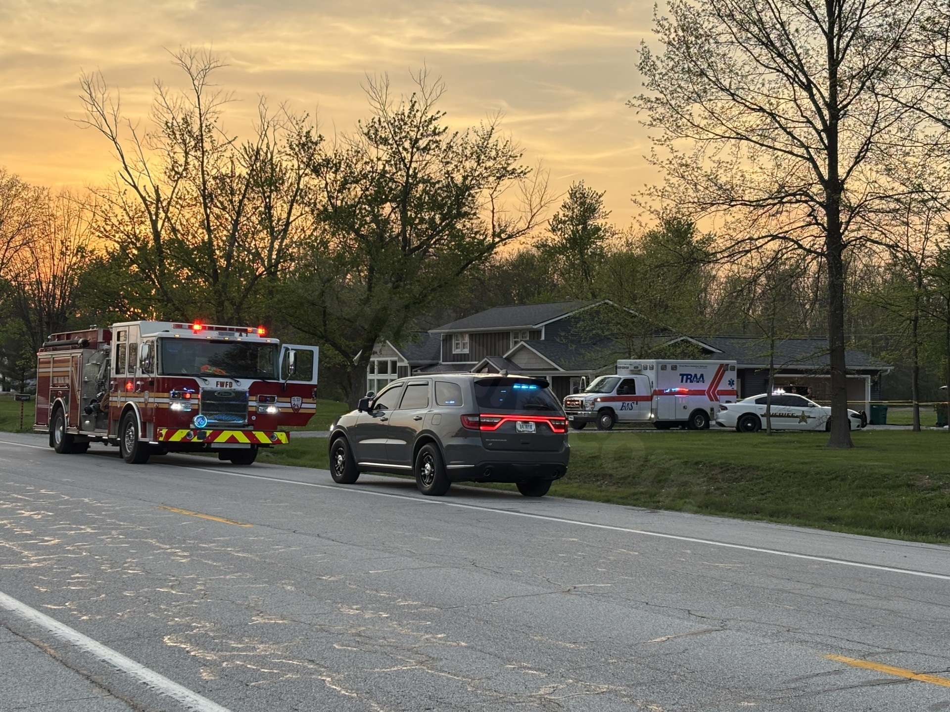 Crash kills child near home north of Fort Wayne
