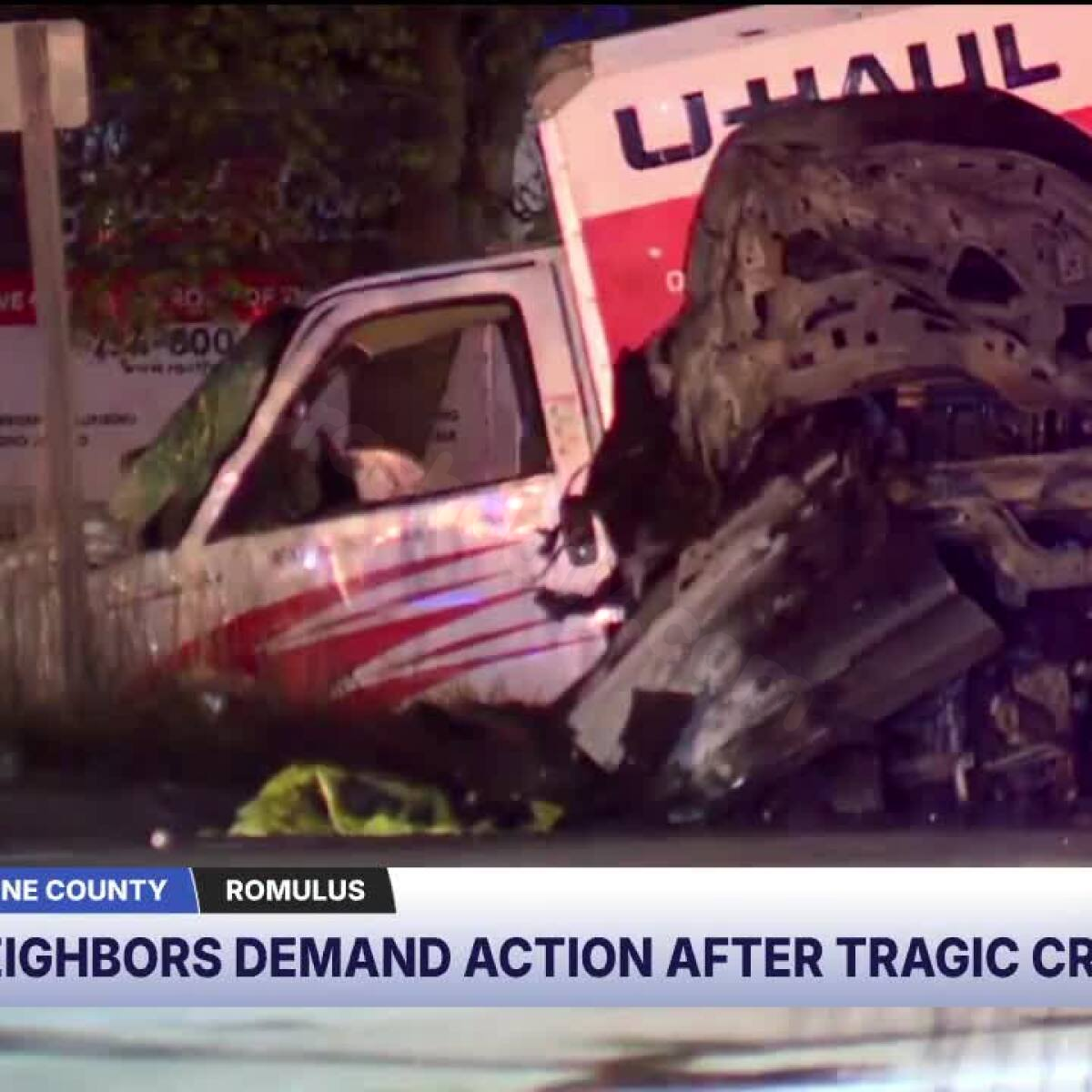 'Get us a light.' Romulus residents demand action after fatal crash kills teen