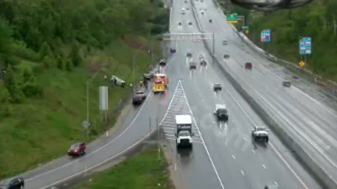 Marion County vehicle accident leaves car on its side