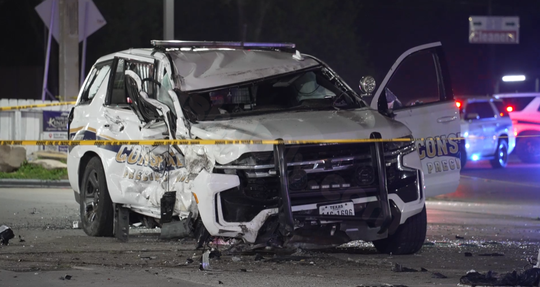North Freeway chase: 3 police vehicles crash, 3 juvenile suspects arrested
