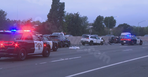 Encino chain-reaction crash on 101 Freeway leaves 1 dead