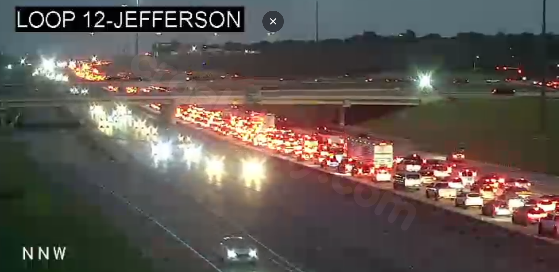 Collision closes all northbound lanes on Loop 12