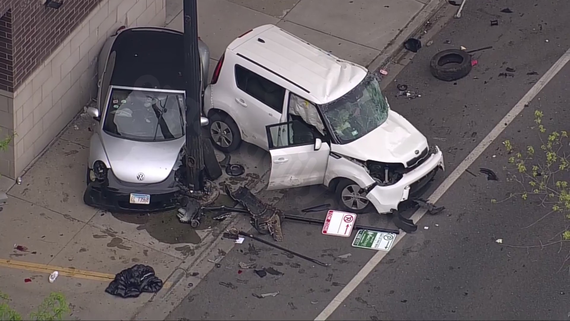 Major accident early Monday morning shuts down part of West Irving Park road on city’s North Side
