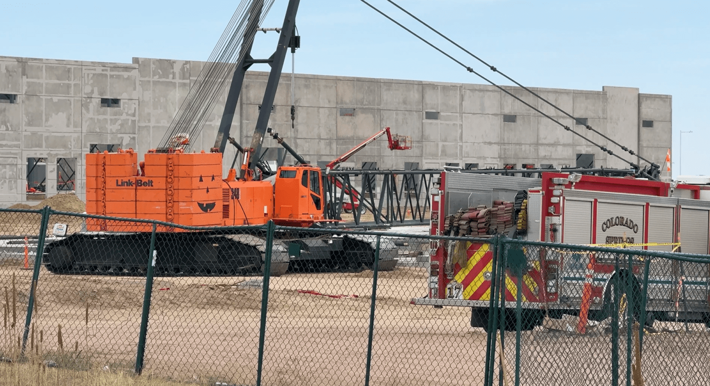 Crane operator killed in accident south of COS Airport