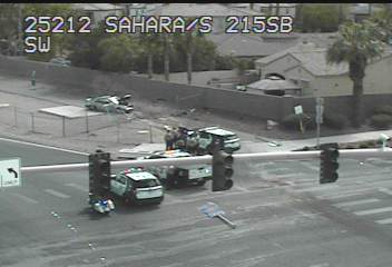 Las Vegas police: Family disturbance leads to crash near freeway