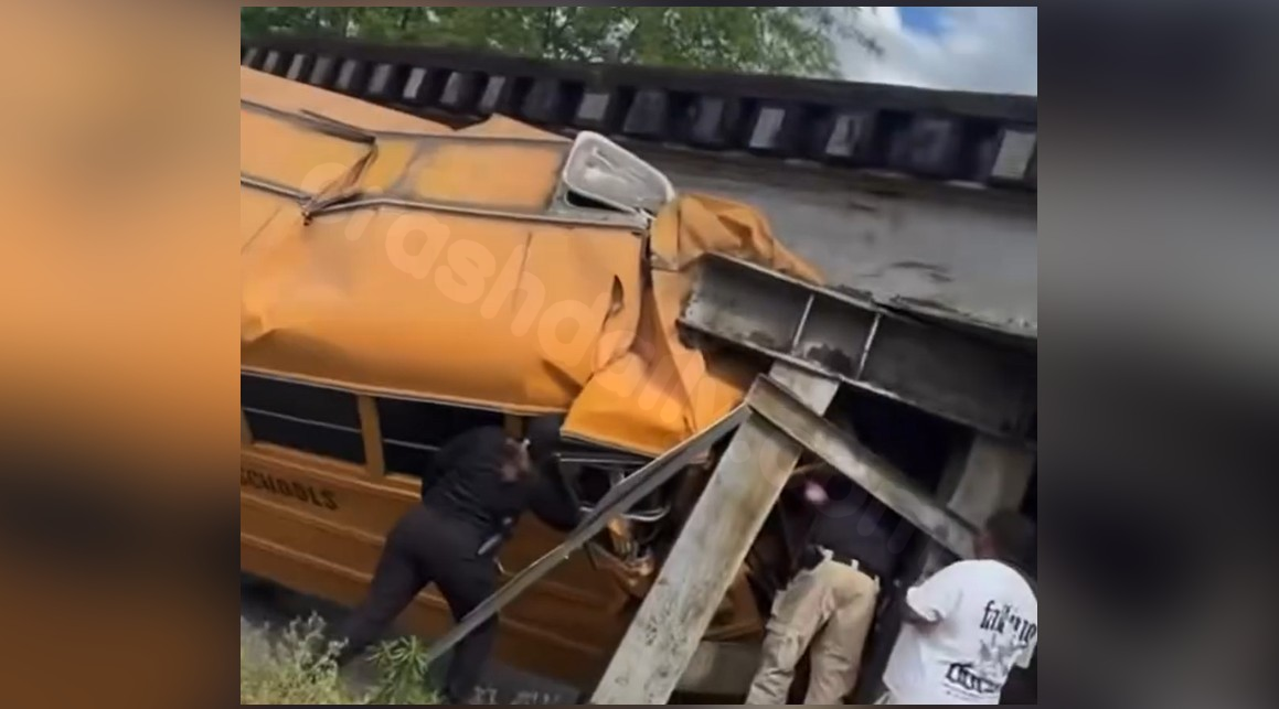 School bus crashes into Goldsboro bridge; 6 students, driver taken to hospitals, police say