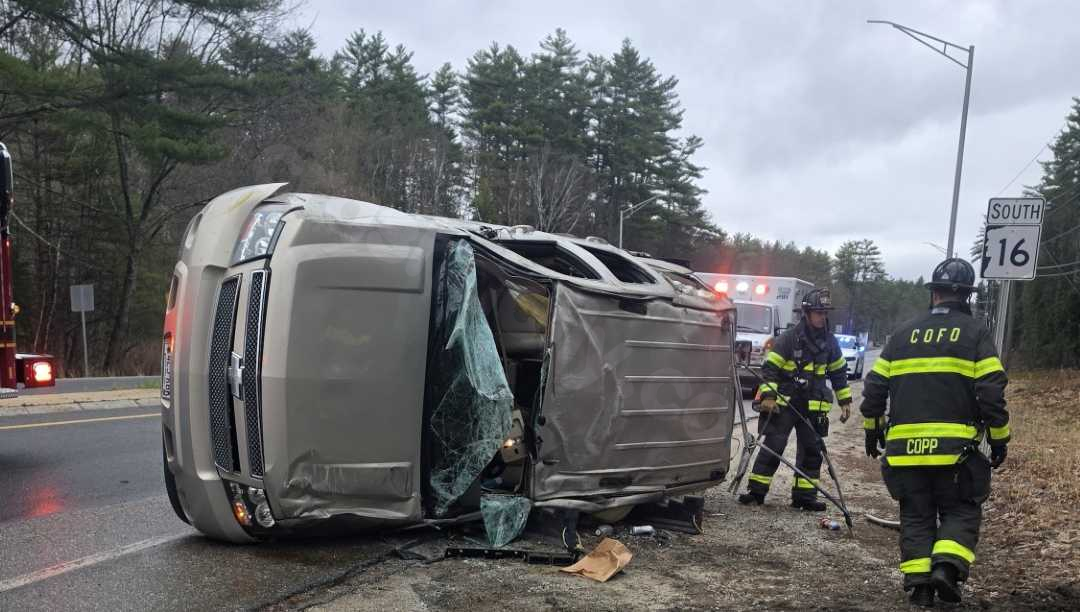 8 injured, including 5 children, in 3-vehicle crash in Ossipee, fire chief says