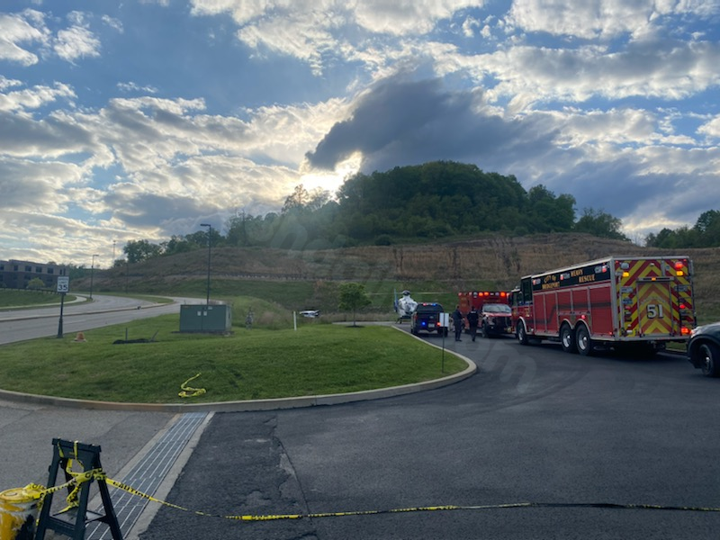 One transported by helicopter after Bridgeport vehicle accident