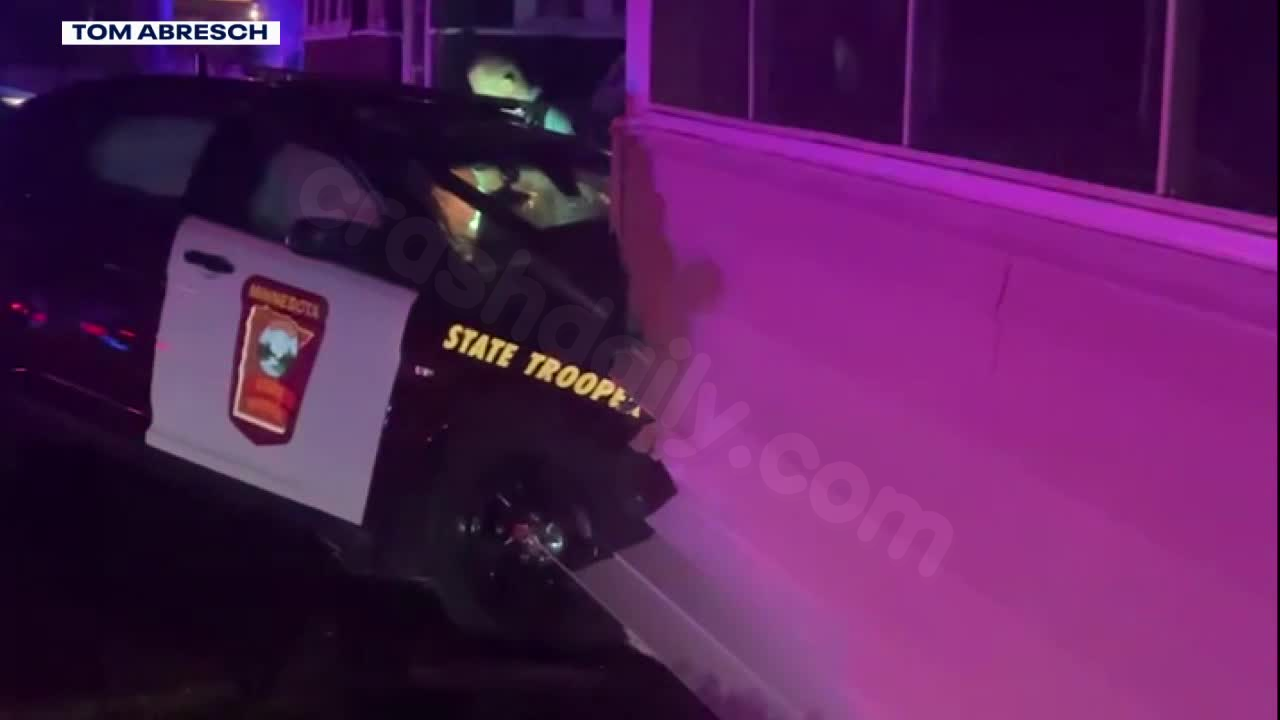 South Minneapolis crash: Stolen car hits state trooper at 80 mph, slams into home