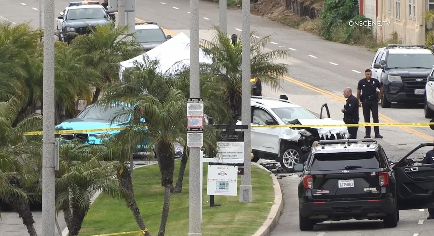 Two dead, including 1-year-old, in Playa Del Rey hit-and-run crash