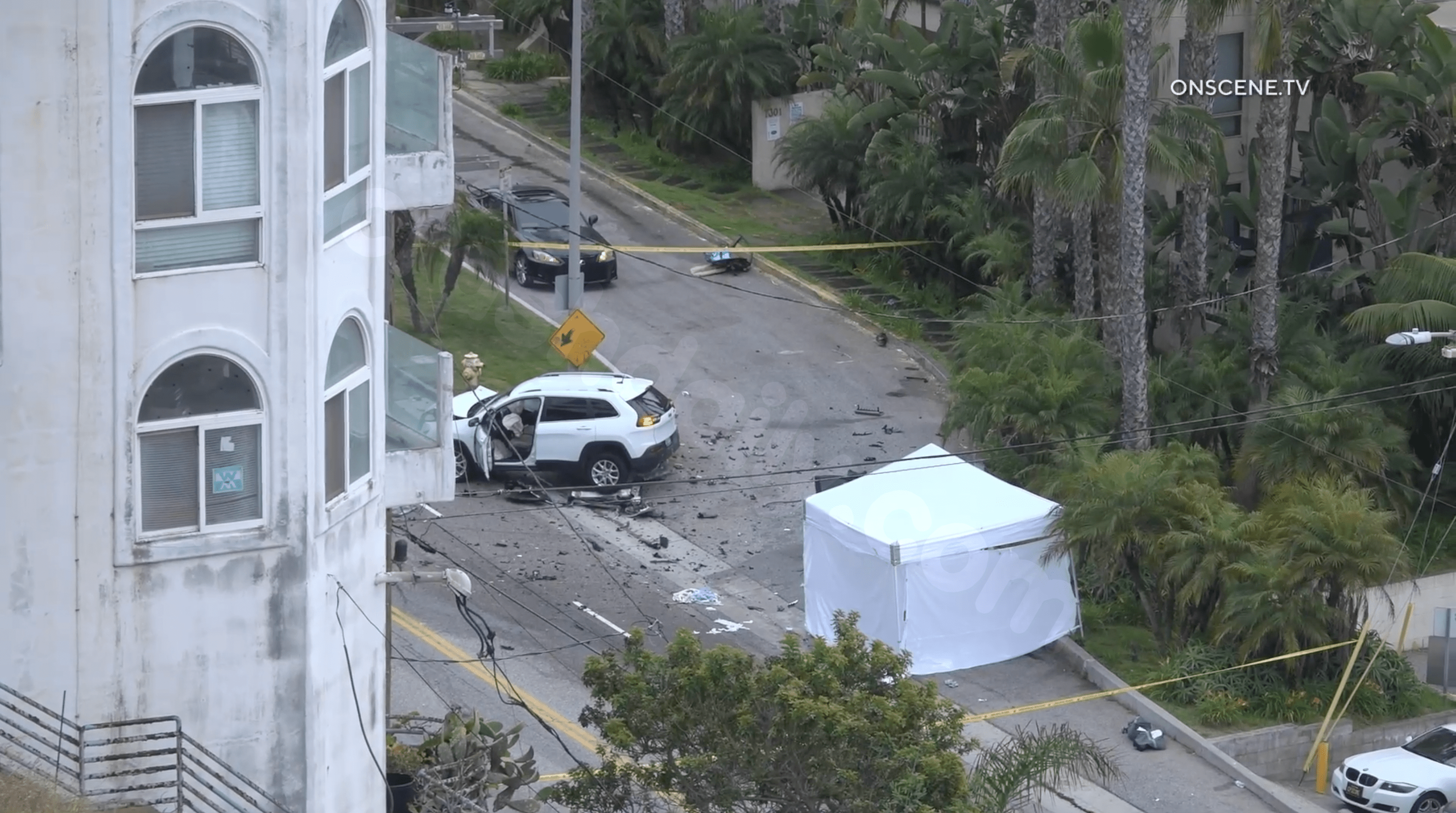 West L.A. hit-and-run leaves man, toddler dead; woman fighting for her life
