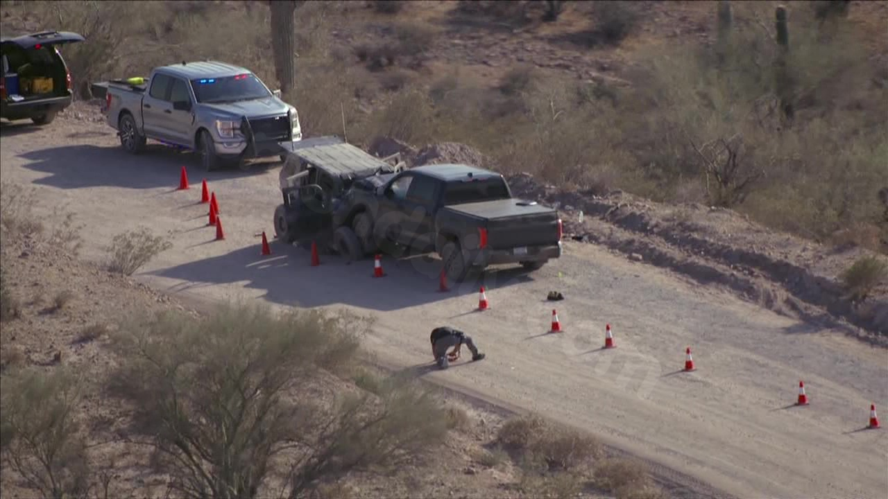 9 hospitalized after crash involving pickup truck and UTV