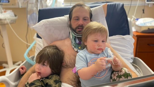 Dad survives rare internal decapitation after tree accident: 'I thought I was dying'