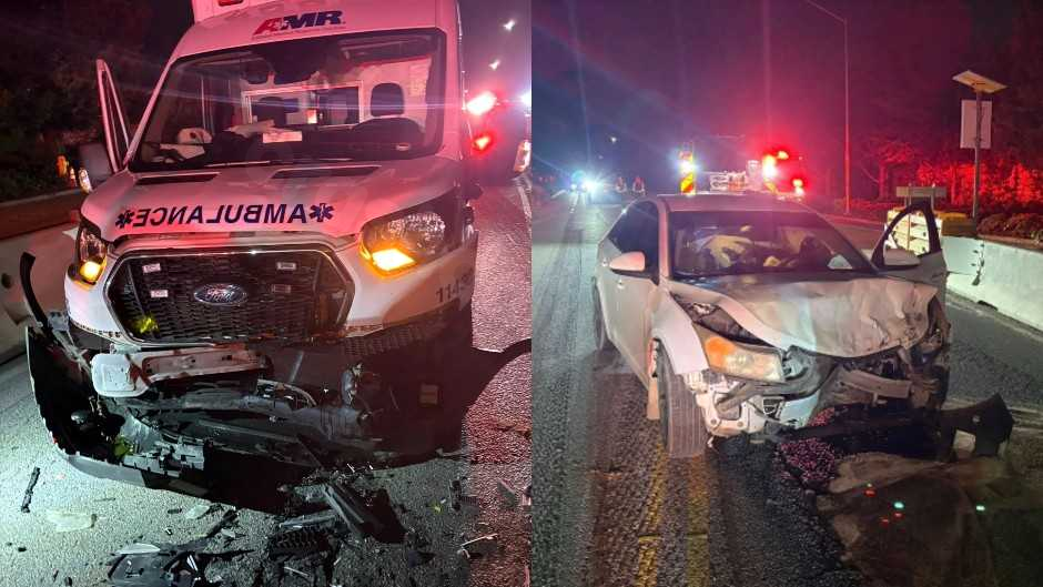 Suspected DUI driver crashes into ambulance, injures 2 medics in Salinas