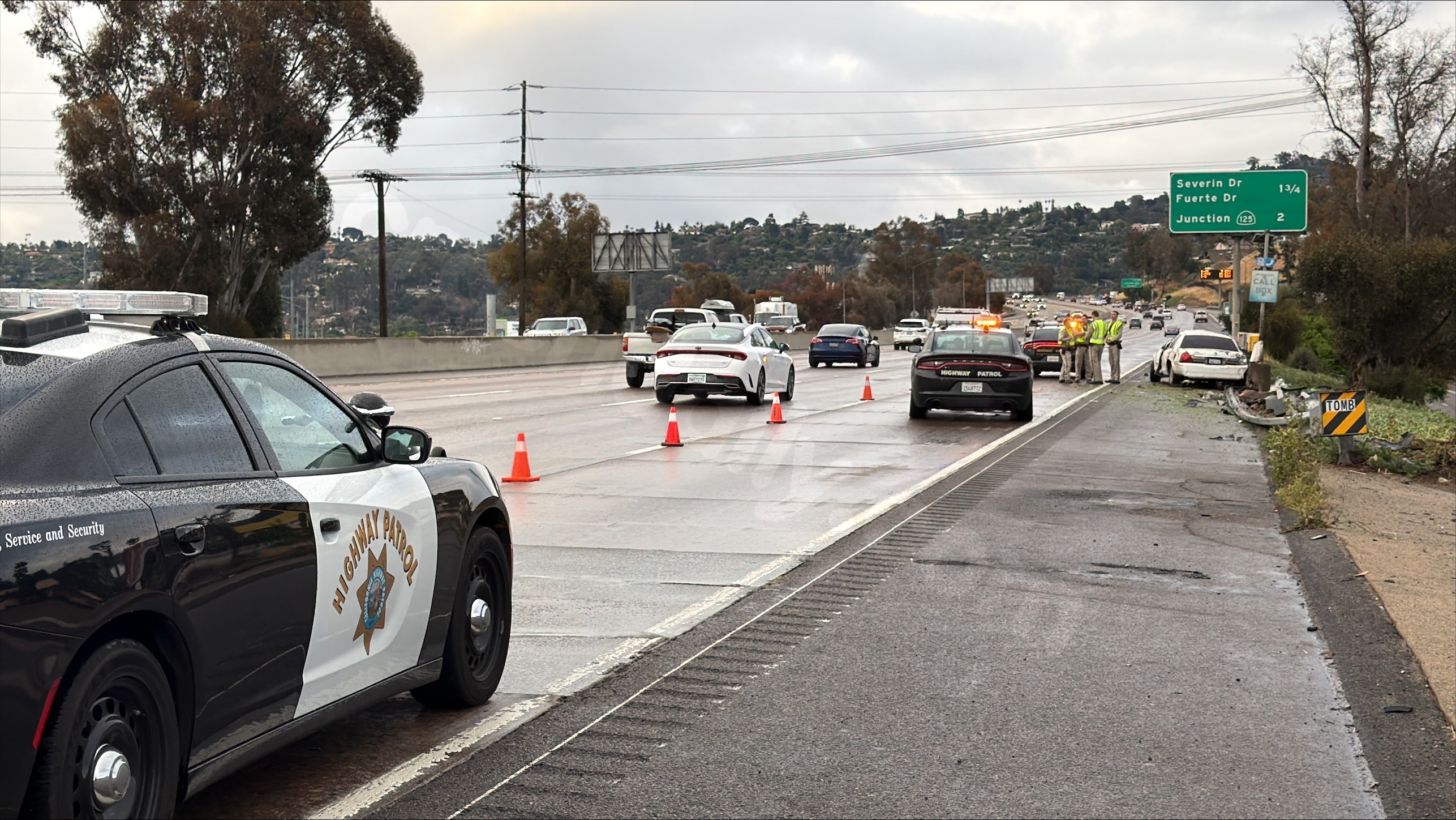 Driver killed in single-vehicle crash on I-8 in El Cajon