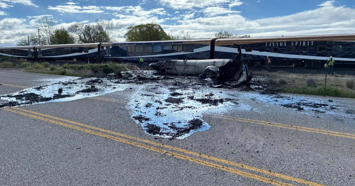 Colorado State Patrol investigates crash between train and tanker truck in Garfield County