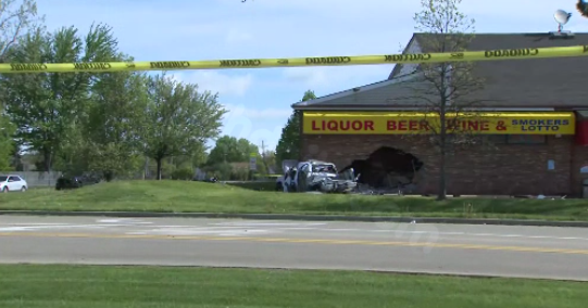 Man dies after crashing vehicle into Canton market building, police say