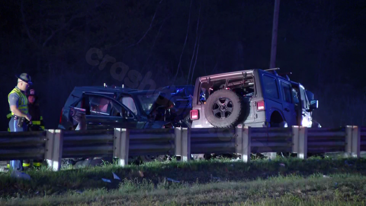 Mass. State Police vehicle involved in serious wrong-way crash on Route 1 in Saugus