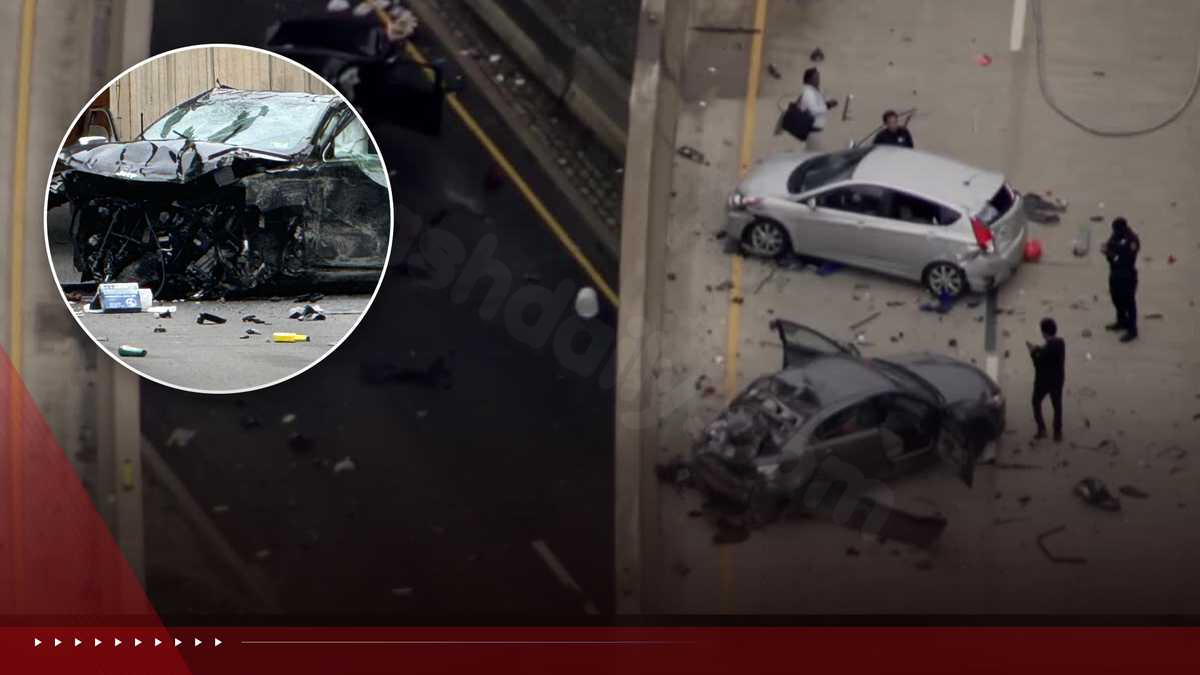 Multiple vehicles crash on Ft. Duquesne Bridge | Large police presence