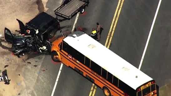 1 dead in Marion County crash involving school bus, FHP says