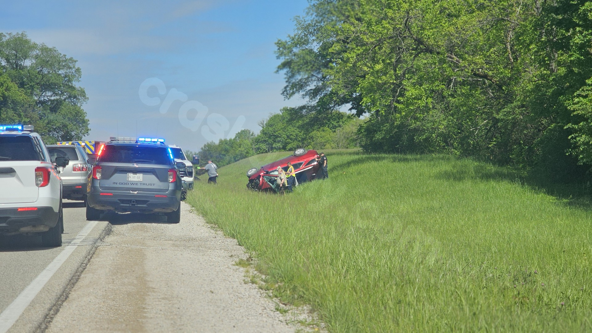 ISP: Driver killed in Clark Co. rollover crash