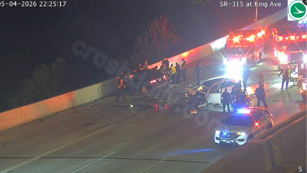 Videos: See what happened before and after fatal wrong-way crash in Columbus