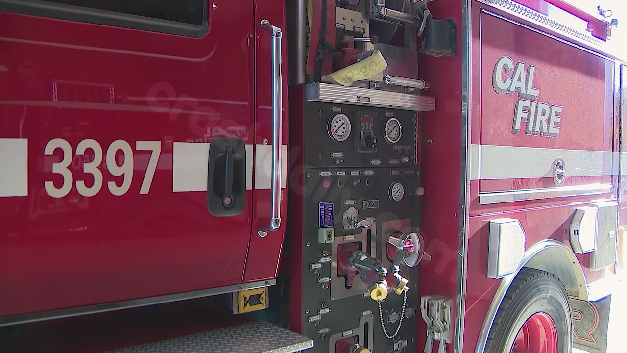 Fatal crash sparks vegetation fire in North County