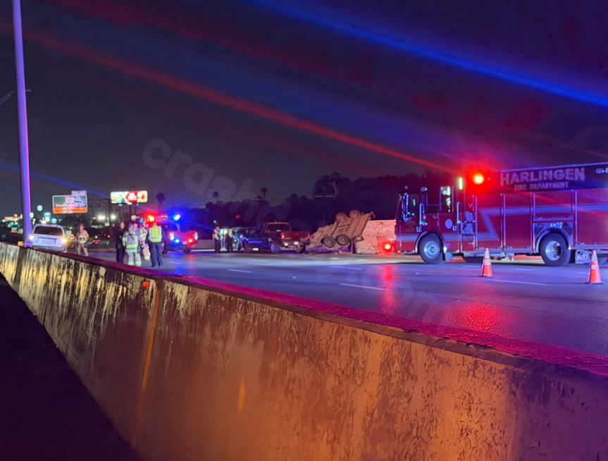 Five-vehicle crash causes traffic delay in Harlingen