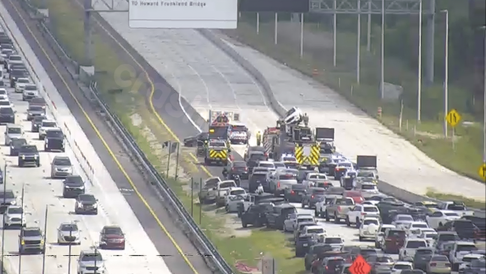 LIVE: Major crash shuts down northbound I-275 in St. Pete