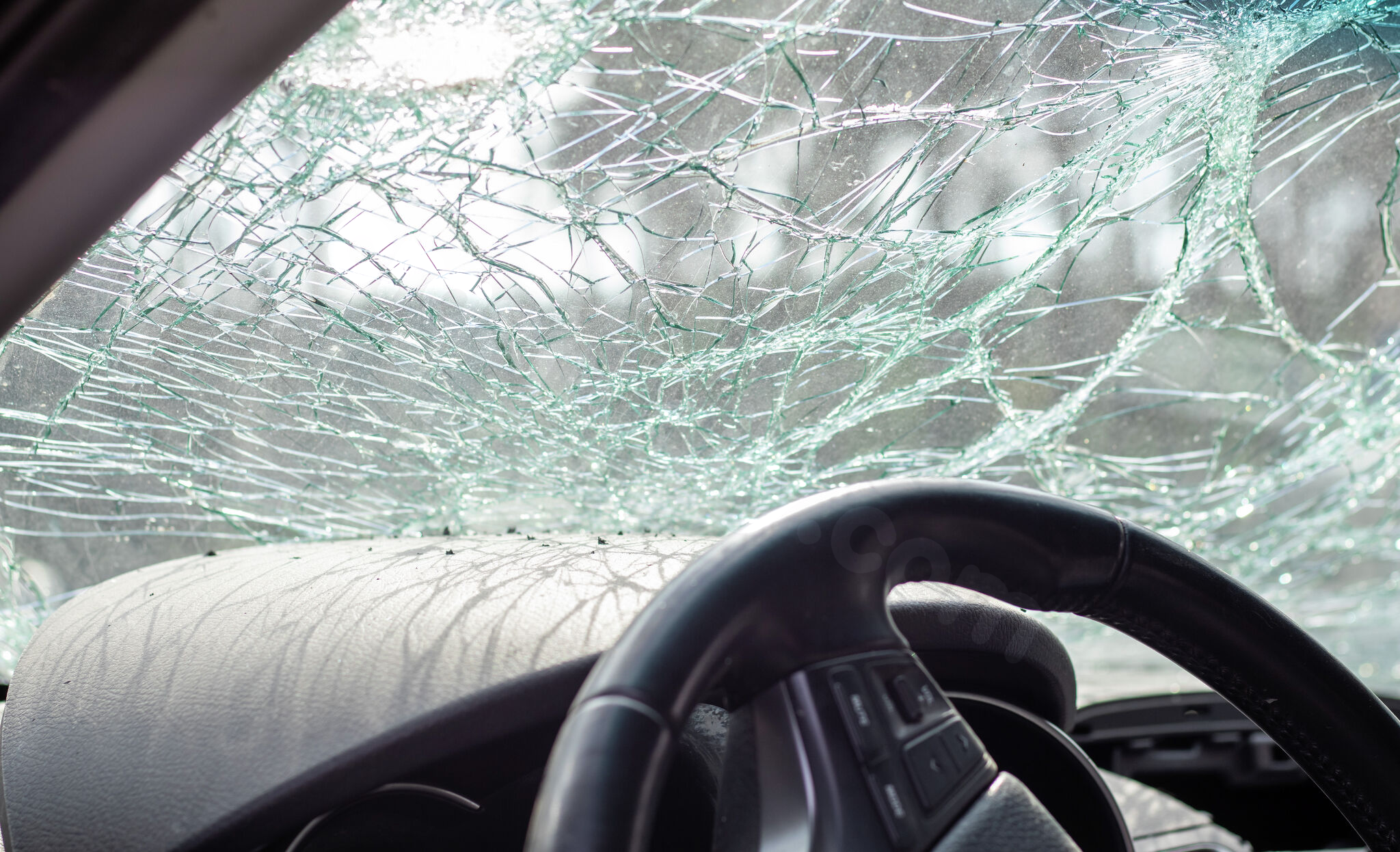 Car plows into several vehicles at busy Houston intersection