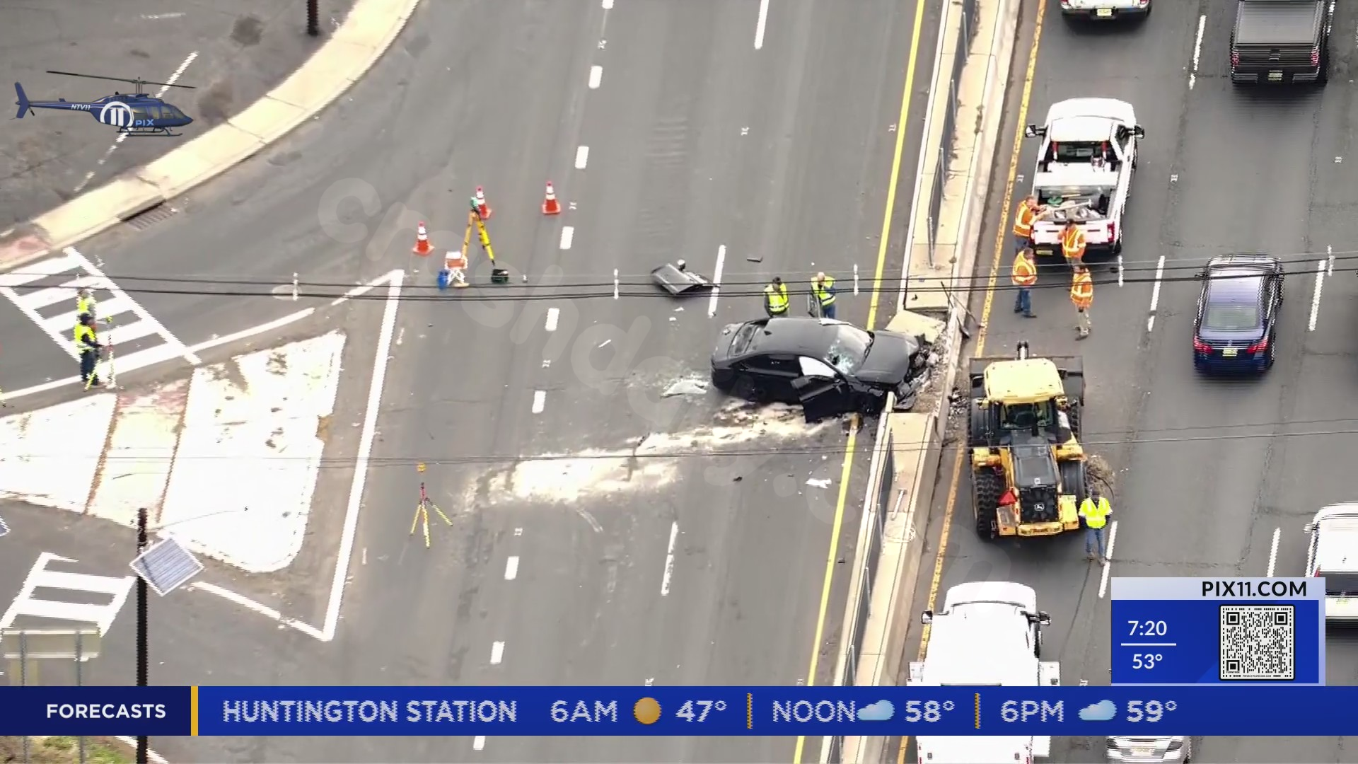 Crash causes traffic delays on Route 22 in NJ