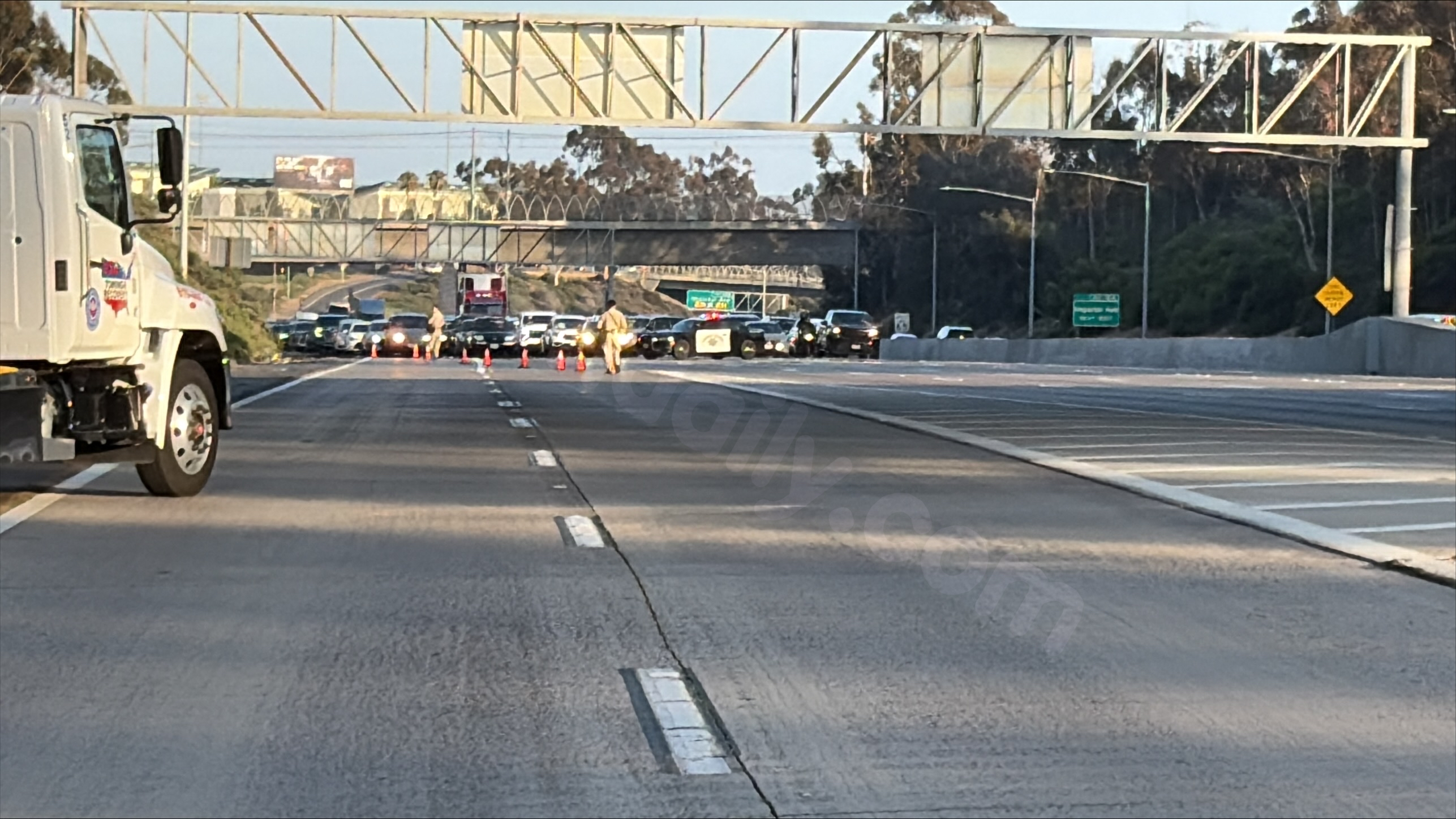 Hit-and-run accident closes several lanes of northbound I-805