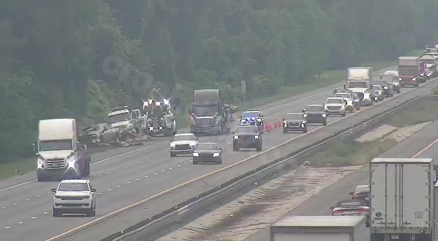 1 killed, 1 seriously injured in I-75 chain-reaction crash: FHP