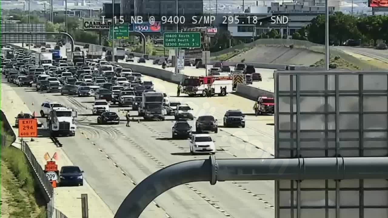 Traffic Alert: Crash on NB I-15 leads to significant delays near Sandy