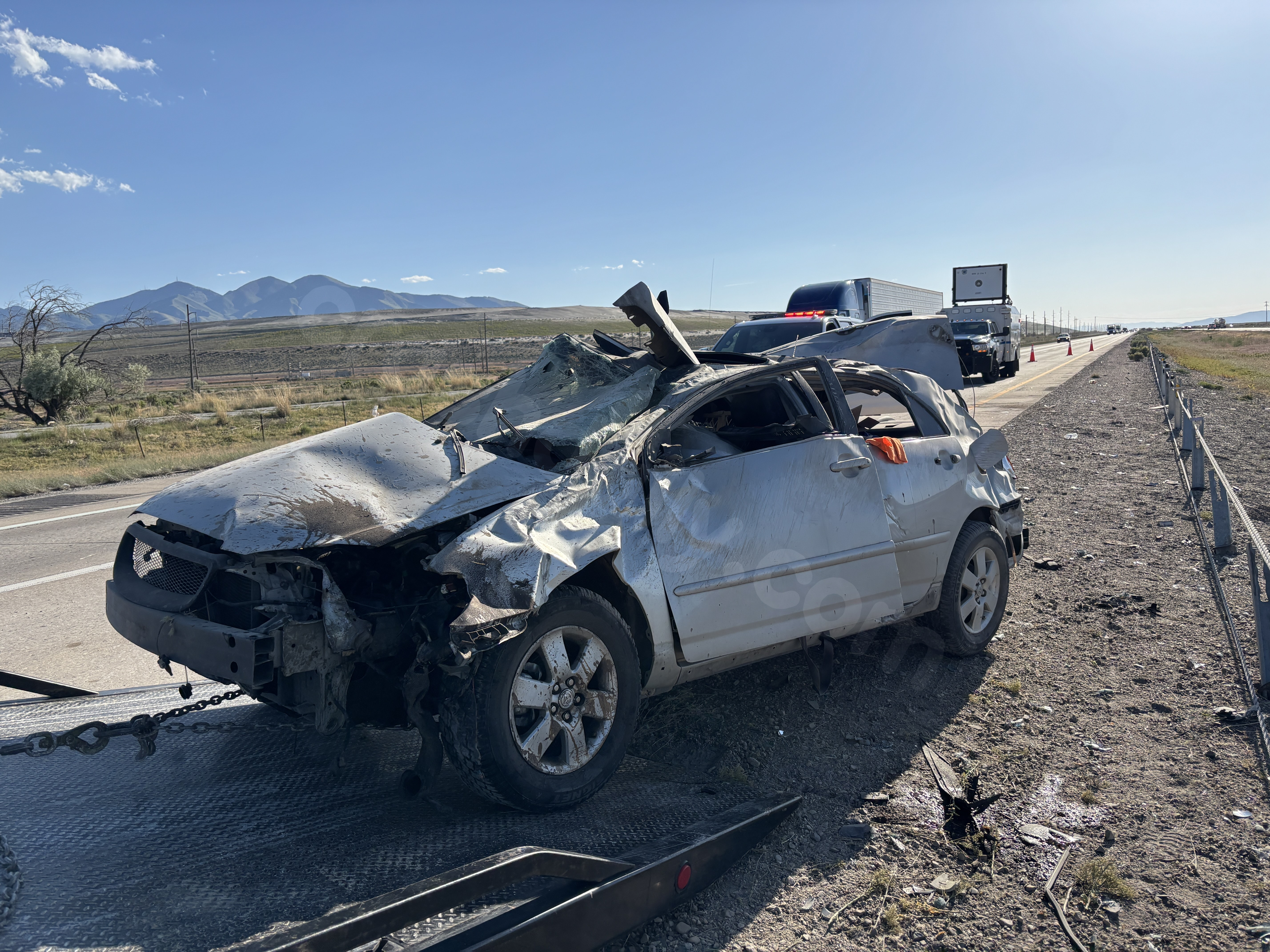 Multiple injured, one ejected from vehicle in two separate crashes on I-80 near airport